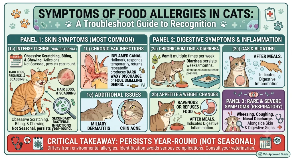 Cat Food Allergies Complete Guide Symptoms Causes Treatment