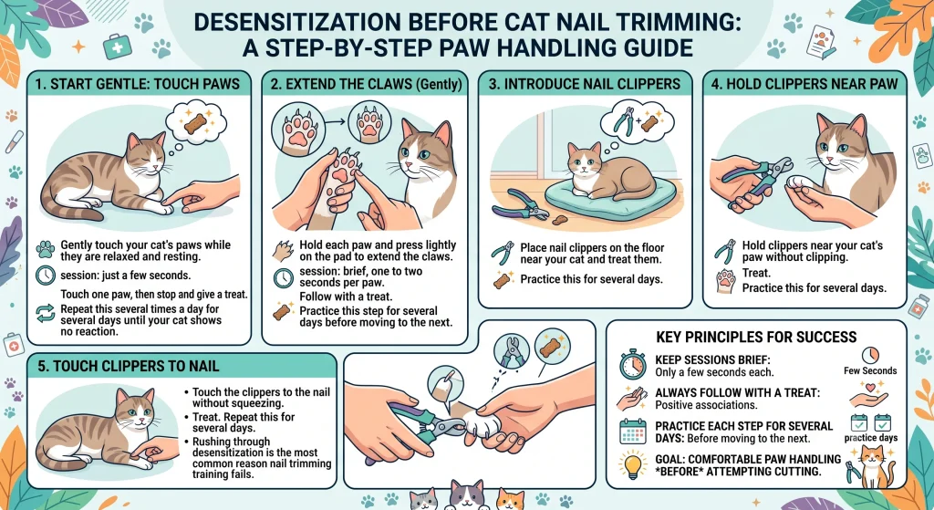 Cat Nail Trimming Training How to Clip Cat Nails Without Stress