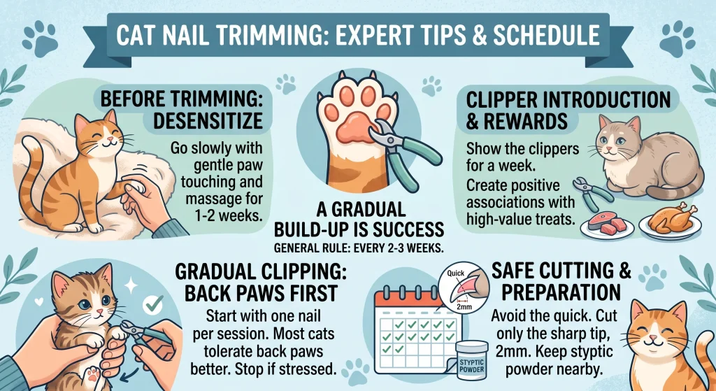 Cat Nail Trimming Training How to Clip Cat Nails Without Stress