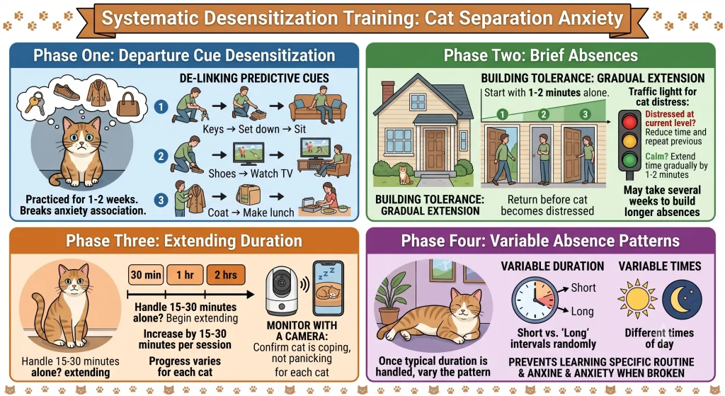 Cat Separation Anxiety Training How to Help Cat Be Alone Guide