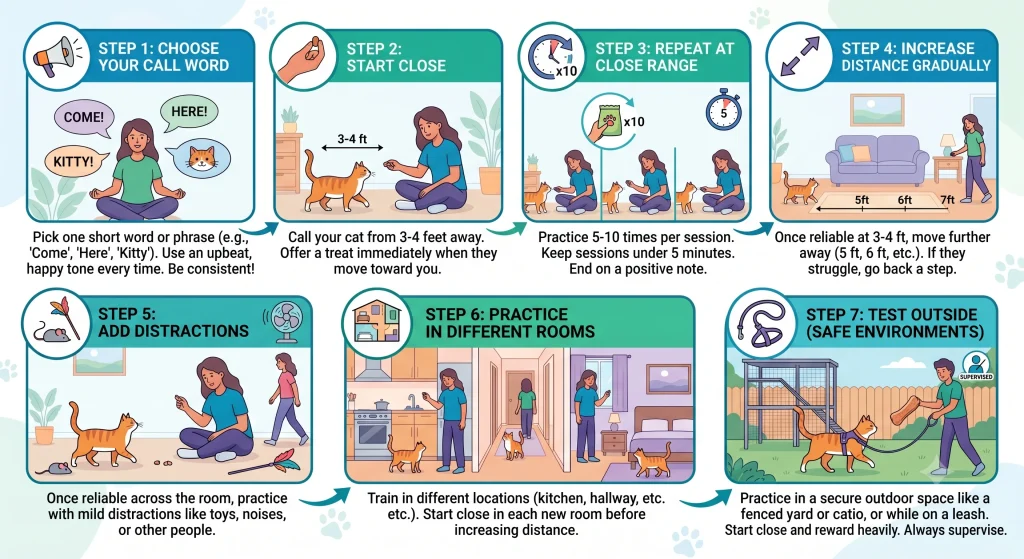 How to Teach a Cat to Come When Called