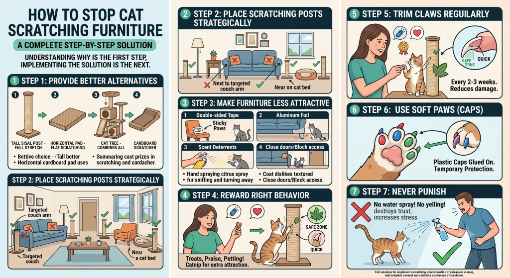 Stop Cat Scratching Furniture