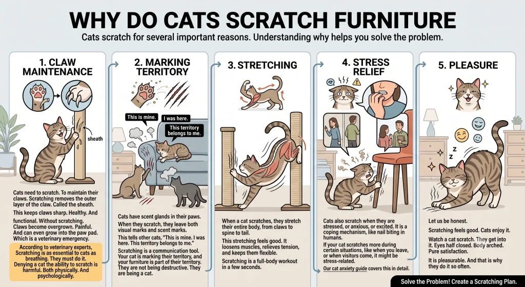 Stop Cat Scratching Furniture