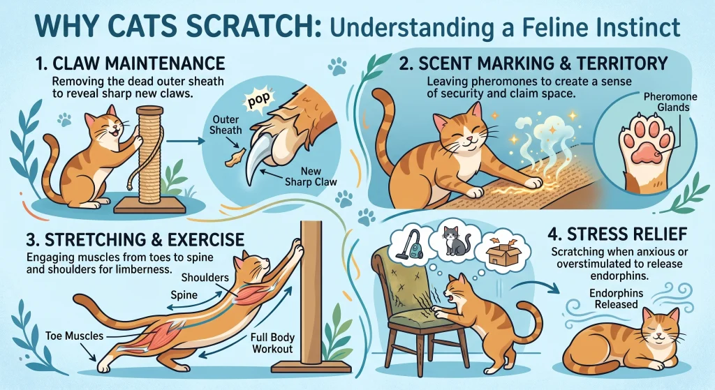Stop Cat Scratching Furniture Training Guide Protect Your Couch