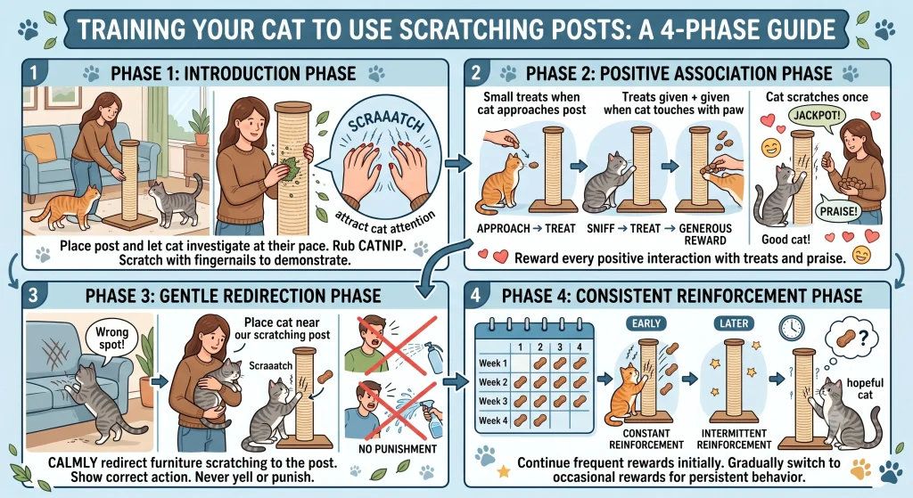 Stop Cat Scratching Furniture Training Guide Protect Your Couch