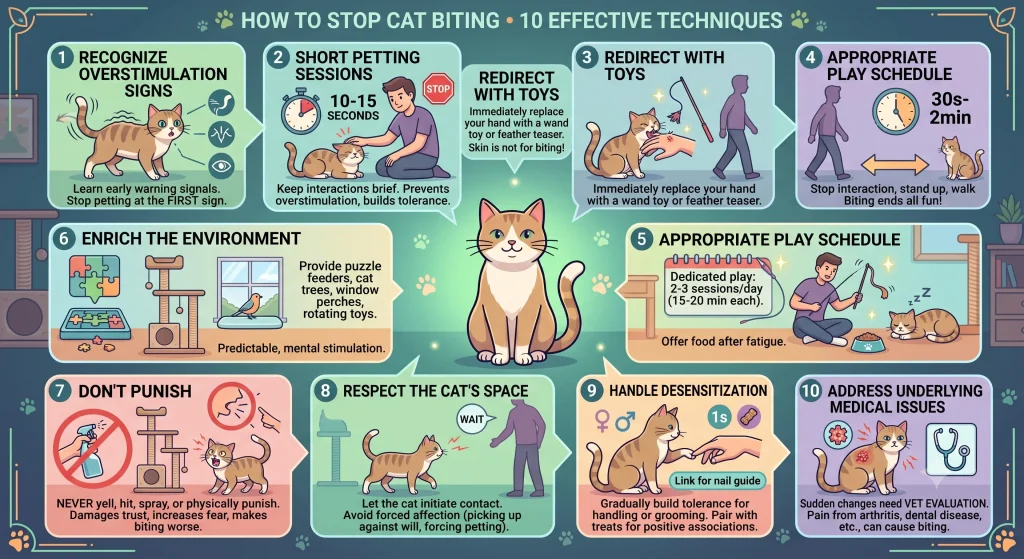 How to Stop Cat From Biting